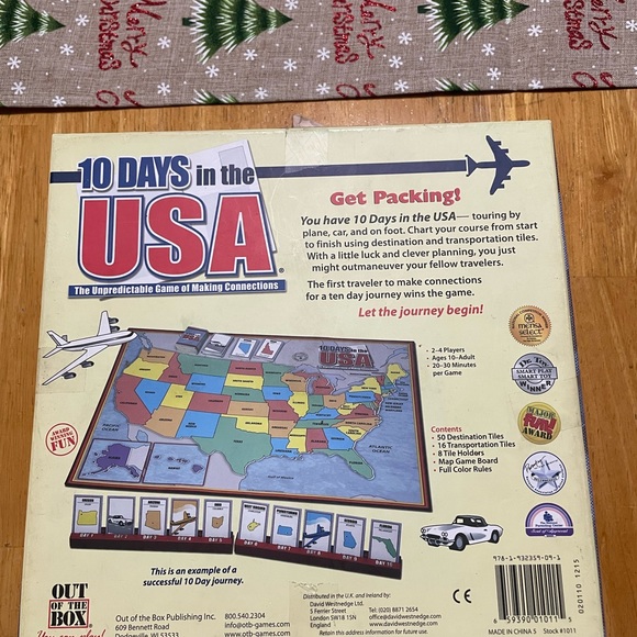 10 days in the USA Vintage Boardgame - Picture 2 of 9